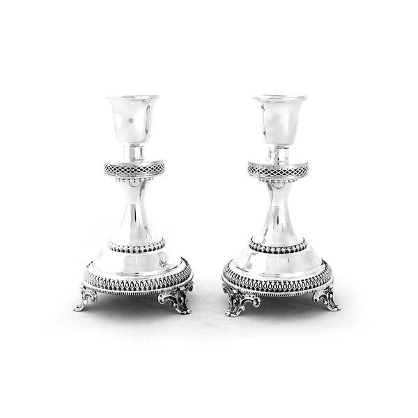 Three legs Candlesticks Shabbat 