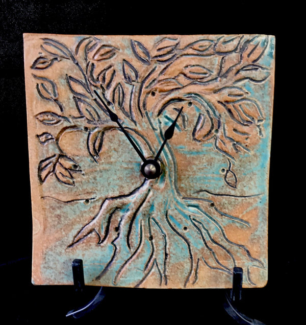 Time of the Trees clock Patina 