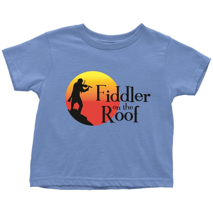 Toddler T-Shirt Fiddler on the Roof in Colors T-shirt Toddler T-Shirt Baby Blue 2T