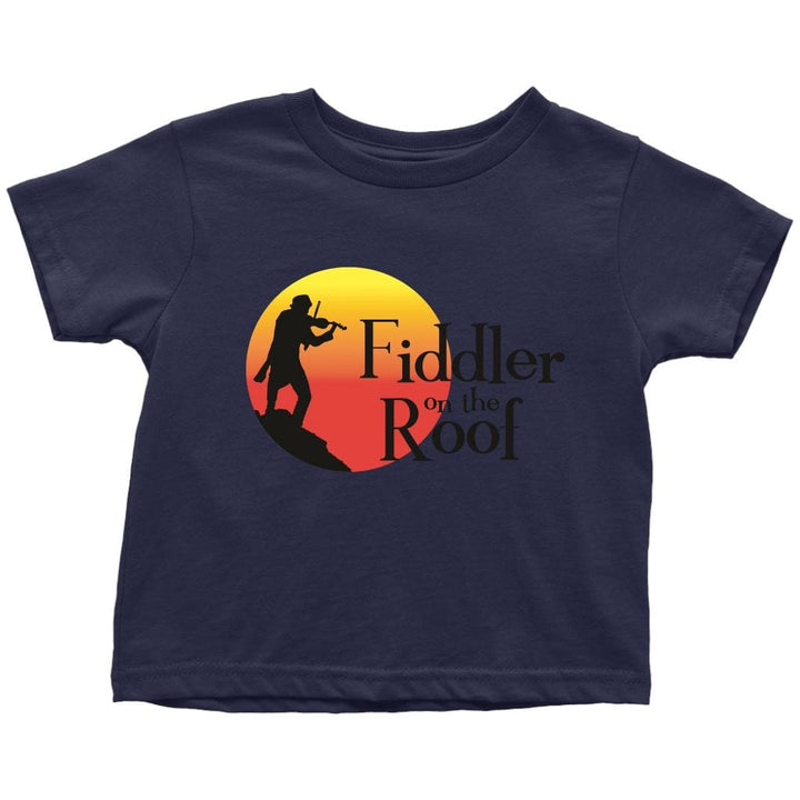 Toddler T-Shirt Fiddler on the Roof in Colors T-shirt Toddler T-Shirt Navy Blue 2T