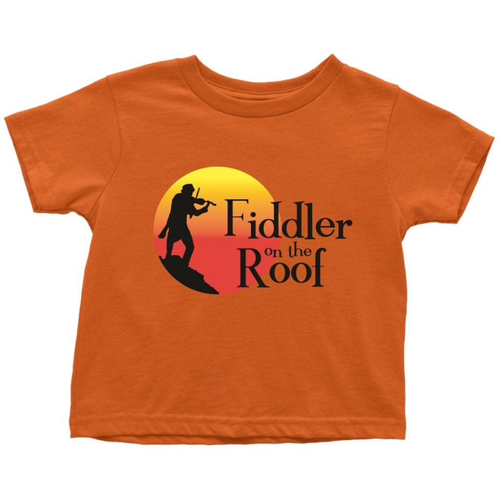 Toddler T-Shirt Fiddler on the Roof in Colors T-shirt Toddler T-Shirt Orange 2T