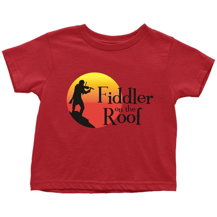 Toddler T-Shirt Fiddler on the Roof in Colors T-shirt Toddler T-Shirt Red 2T