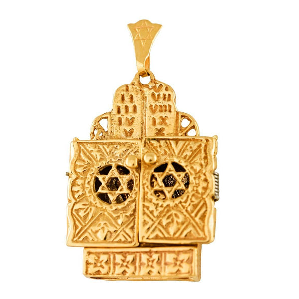 Torah Ark Necklace Pendant 