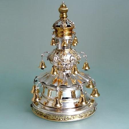 Torah Crown - Sterling Silver Triple Tier 