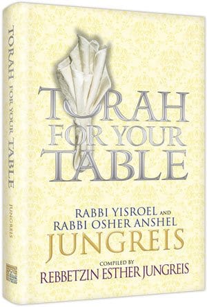 Torah for your table [reb. jungreis] (hc) Jewish Books 