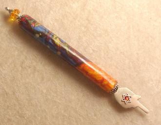 Torah Pointer Smooth Glossy Crystals Festival Colors 