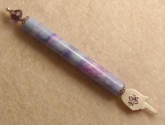 Torah Pointer Smooth Glossy Crystals Lavender, Purple and Violet 