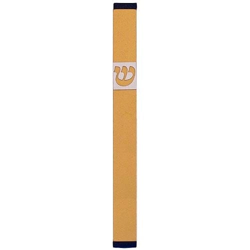 TRADITIONAL SHIN - LARGE Mezuzah Gold - MZ-246 