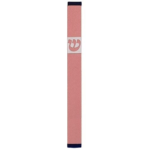 TRADITIONAL SHIN - LARGE Mezuzah Pink - MZ-254 