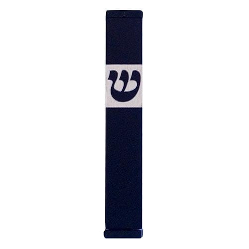 TRADITIONAL SHIN - SMALL Mezuzah Black - MZ-235 