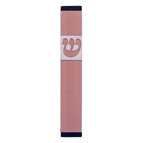 TRADITIONAL SHIN - SMALL Mezuzah Pink - MZ-234 