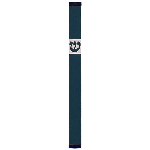 TRADITIONAL SHIN - XL Mezuzah Green - MZ-262 