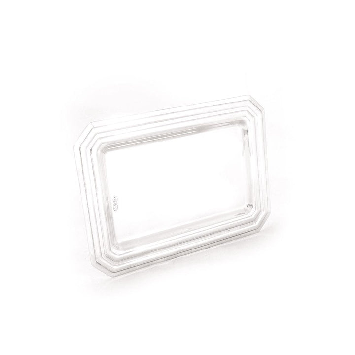 Tray rectangle with cut off corners S Kiddush Plates 