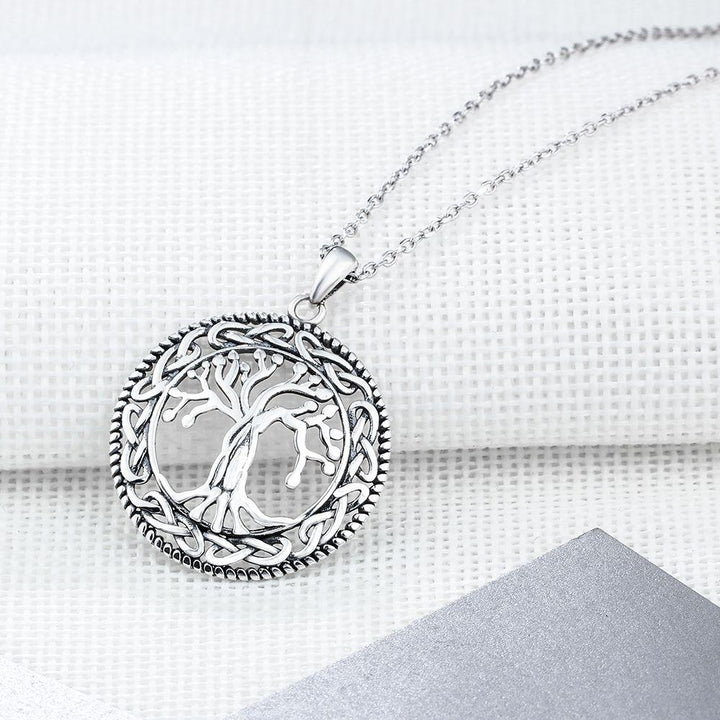 Tree of Life Large Pendant Necklace Jewelry 925 Sterling Silver 
