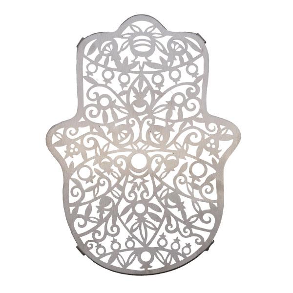 Trivet - Stainless Steel - Laser Cut - Hamsa 