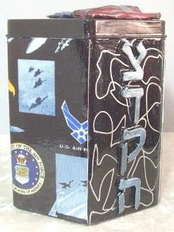 Tzedakah Box Salute To Our Heros 10 Designs Air Force 