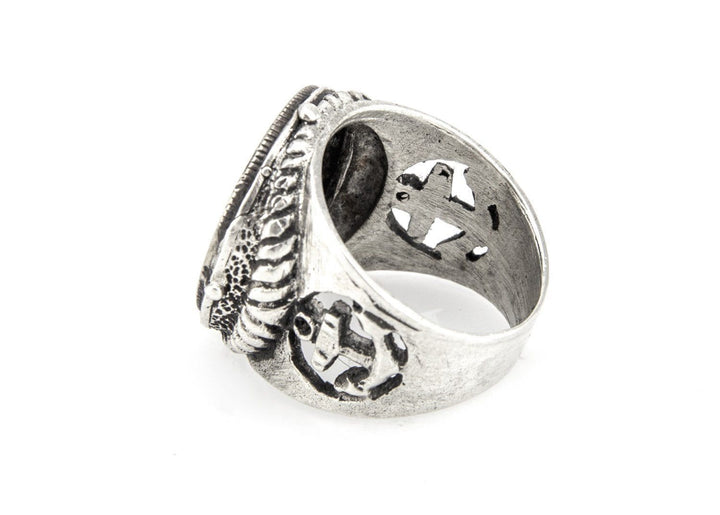 US Dime Sterling Silver Coin Ring 