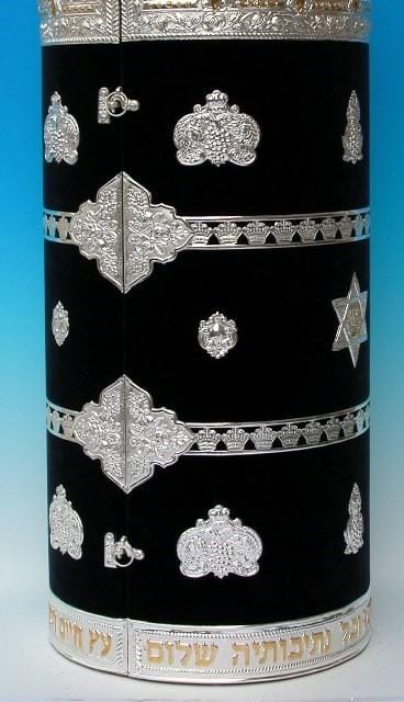 Velvet Torah Case - Sephardic / Sefardic Torah Case Stripes II 
