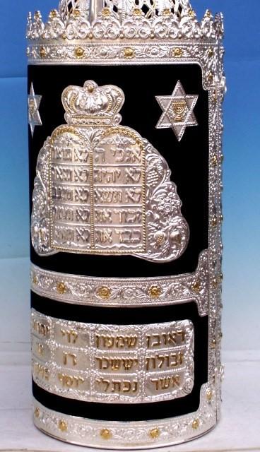 Velvet Torah Case - Sephardic / Sefardic Torah Case Tablets & Tribes 