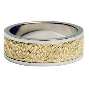 Victorian Style Ring - Two Tone Gold 