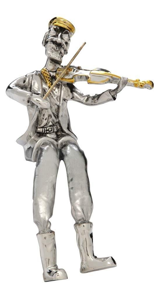 Violin player Seated Silver 
