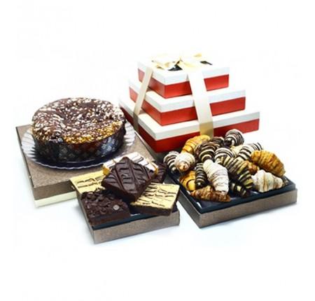VIP Collection, Meltaway, Rugelach And Assorted Brownies Gift Basket 