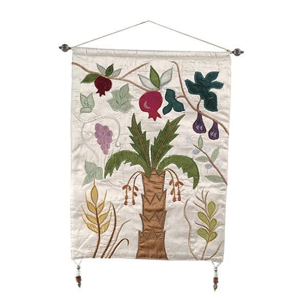 Wall Hanging - Seven Species - White 