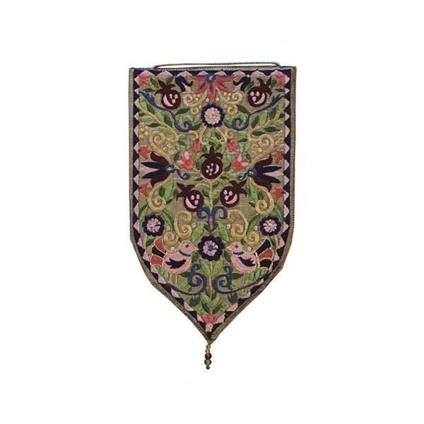 Wall Hanging - Special Shape - Large pomegranates gold 