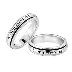 Wedding Band - Revolving Ani Ledodi - Sterling silver 