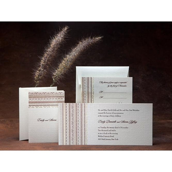 Wedding Invitations - Fancy Border Add Thank You Cards 