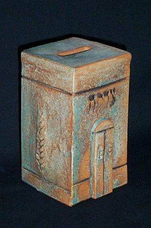 Wheat Design Charity Box DWH Tzedakah Box 