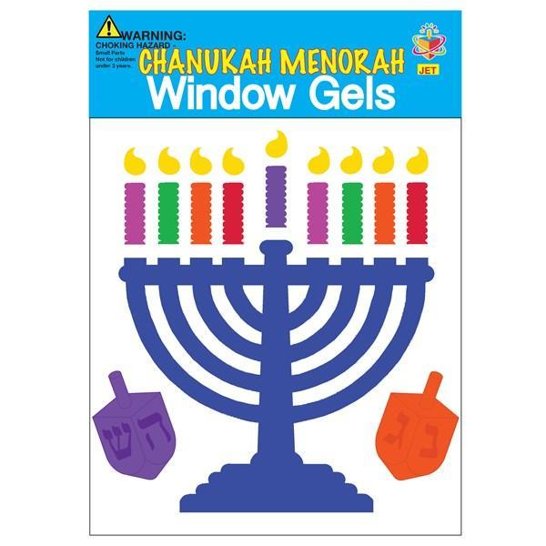Window Gel Fun - Chanukah Decorations Hanukkah Kids 