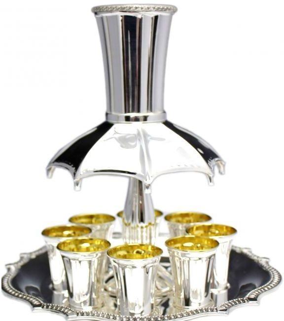 Wine Fountain - 8 Cups Sterling Silver Bellagio 