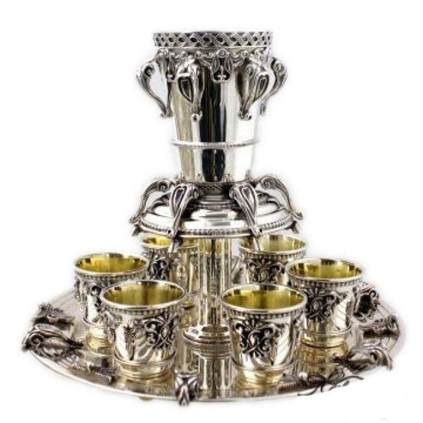 Wine Fountain - Silver Knobs 6 Piece Set 