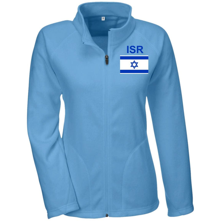 Women's Micro fleece Israeli Jacket Jackets Light Blue X-Small 