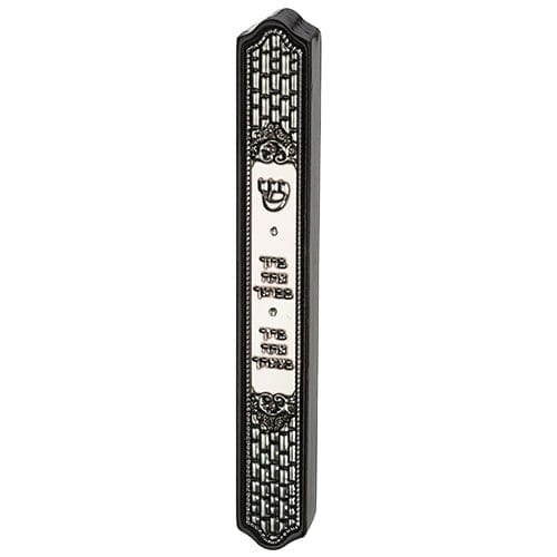 Wood Mezuzah 15 Cm With Plaque - Venga Mezuzahs, Mezuzah, Jewish Door Post Scroll 