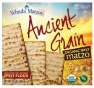 Yehuda Passover Matzah from Israel Ancient Grain Organic Spelt Matzo 10.5 oz 